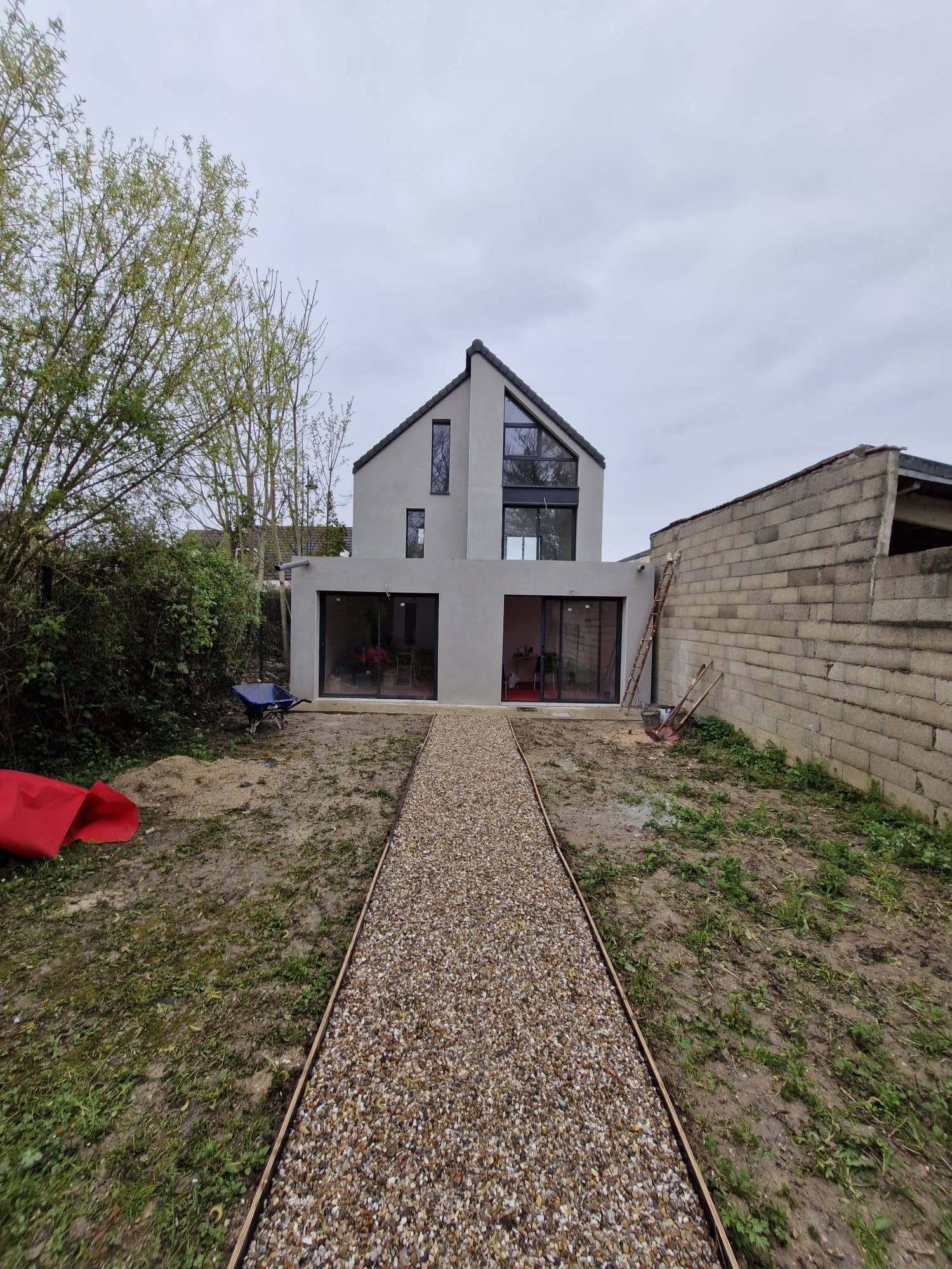 Construction d'une maison individuelle — Saint-Brice-sous-Forêt — vue 2